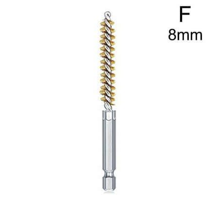 

8-17mm Wire Tube Cleaning Brushes Machines Paint Rust Metal Handle Remover K7Q7