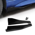 thumbnail image 2 of 48cm Skirt Spoiler Rear Lip /Side Extension Rocker Splitters Winglet Wings Black, 2 of 12