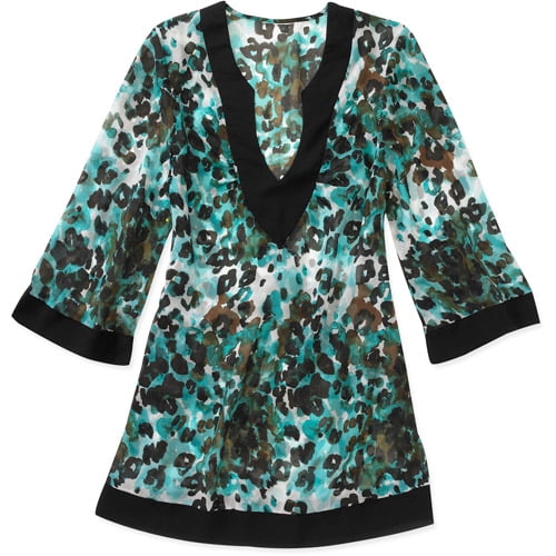 Contour by Tessuto - Women's Plus-Size Tunic Swim Cover-Up
