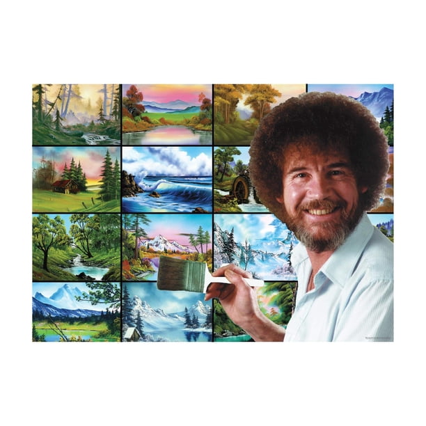 Rompecabezas Toynk Bob Ross These Things Live 1000 piezas