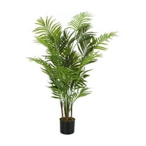 Artificial Plant - 47" Tall - Indoor - Floor - Potted - Green Leaves