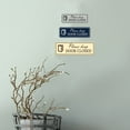 thumbnail image 2 of Standard Please Keep Door Closed Sign (Black Gold) - Medium, 2 of 5