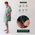 thumbnail image 5 of Poncho de Toalla Unisex con capucha CECO para cambiado y secado rápido de materiales reciclados, 5 of 5