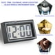Noir Numérique LCD Table Voiture Tableau de Bord Date Heure Calendrier Petite Horloge – image 2 sur 8