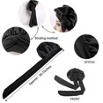 thumbnail image 5 of Gorro de dormir liso de satén para mujer, gorro para dormir, gorro para el cuidado del cabello, gorro de noche para hombre y mujer, gorro Unisex, turbante de ducha, 5 of 5