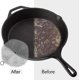 thumbnail image 5 of Limpiador de sartenes antirayaduras, limpiador de acero inoxidable y hierro fundido para utensilios de cocina multifuncionales, eliminación de residuos sin esfuerzo con secado rápido, estropajo, 5 of 7