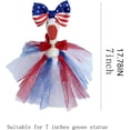 thumbnail image 3 of Porch Goose Outfits, 250 Anniversary USA Goose Outfit Spring Costume Set, Dress with Straw Hat and Sunglasses for Lawn Patio Yard Outdoor Decor (#07), 3 of 9