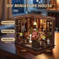 thumbnail image 2 of Kit DIY de rincón de libros en miniatura 3DVASE con luz LED, 2 of 6