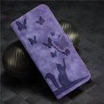 thumbnail image 3 of Funda de cuero con tapa de mariposa y gato para Redmi Note 8, 9, 10, 11, 12 Pro, 10S, 11S, 12S, tarjetero, 3 of 5