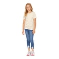 thumbnail image 2 of BELLA+CANVAS Youth Unisex Short Sleeve Crew Neck T-Shirt for Crafting, Natural, Youth Small, 2 of 7