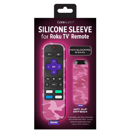 (3 pack) Roku Silicone Glow in the Dark Sleeve for Roku Remotes