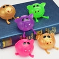 thumbnail image 1 of Trayknick Solid Color Pig Anti Stress Splat Water Ball Jello Decompression Squeeze Toy Golden, 1 of 13