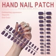 thumbnail image 5 of RAGUPEL 24Pcs Glue on Nails for Women,Dark Purple Short Nail Tips,Matte Finish Nails Press On,Nail Press Ons for Daily Life,Style1, 5 of 7