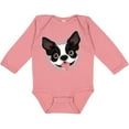 thumbnail image 3 of Inktastic Boston Terrier Dog Gift Boys or Girls Long Sleeve Baby Bodysuit, 3 of 5