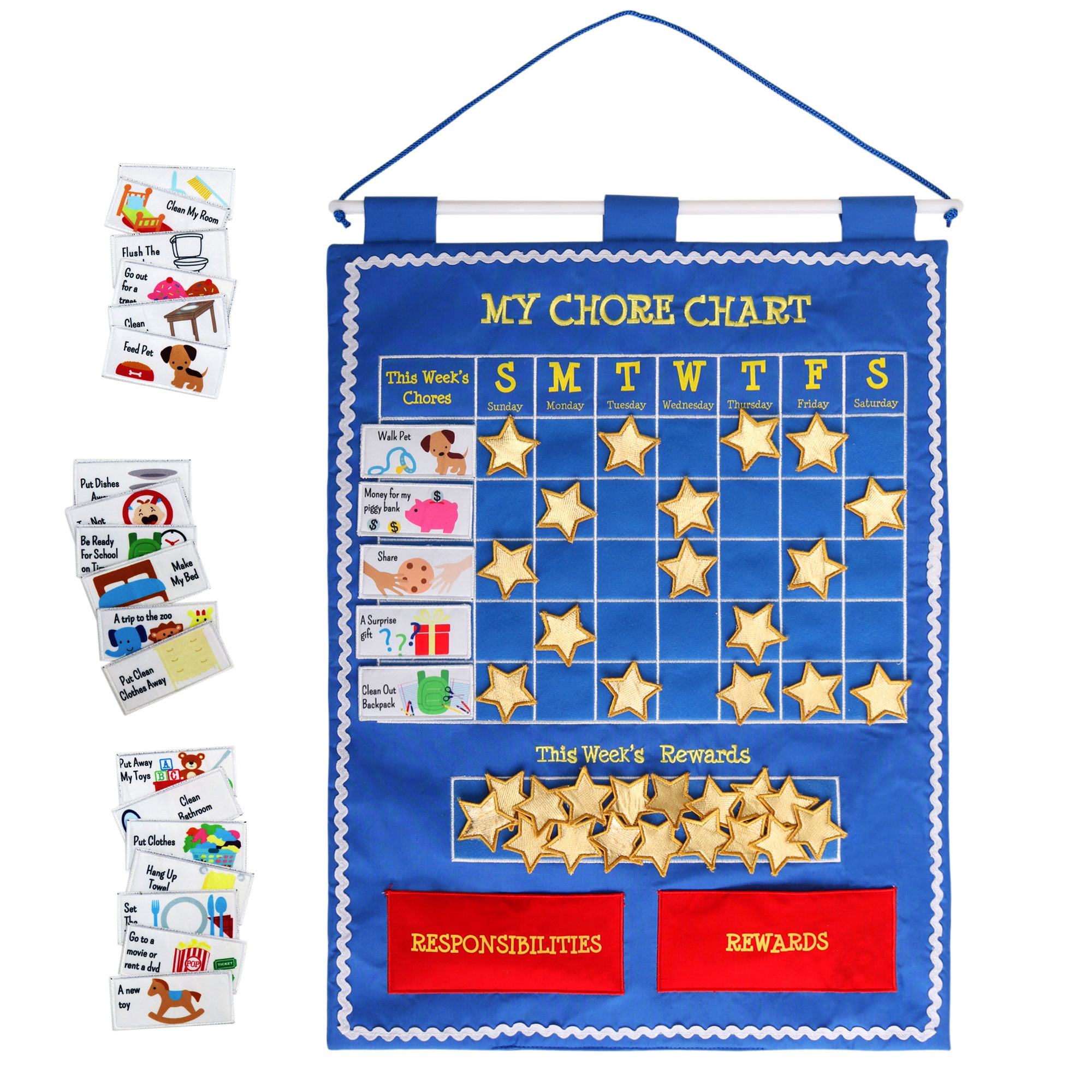 Children S Today Is Fabric Wall Hanging Chart