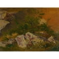 thumbnail image 2 of Robert Kummer 24x19 Gold Ornate Framed and Double Matted Museum Art Print Titled - Game from the Plauenschen Grund (Around 1865), 2 of 4
