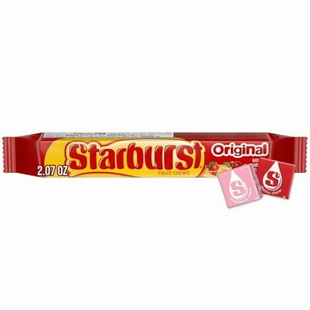 Pack of 2 STARBURST Original Fruit Chews Chewy Candy, Full Size, 2.07 oz