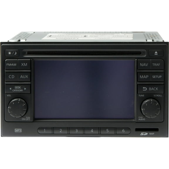 Restored Nissan Versa 2012 Radio AM FM mp3 CD Player w Navigation 25915ZW84A (Refurbished)