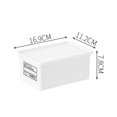 thumbnail image 3 of Small Plastic Container Storage Box With Lid Dust-Proof Stackable Household Items For Home New, 3 of 3