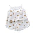 thumbnail image 3 of SROBPTY Toddler Girls Summer Set Print Crew Neck Sleeveless Top Elastic Waist Short Pant for 6M-9Y, 3 of 5