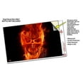 thumbnail image 3 of Skin Wrap Decal compatible with Hydro Flask Wide Mouth Bottle 32oz Flaming Fire Skull Orange (BOTTLE NOT INCLUDED), 3 of 3