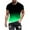 Green, variant on Oalirro Men's Muscle T Shirts Stretch Short Sleeve V Neck Bodybuilding Tee Shirts