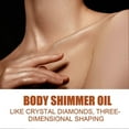thumbnail image 4 of 2025 Latest Model Shimmering Body Oil Glowing Skin Quick Dry Glossy Golden Bro..., 4 of 5