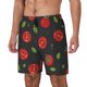 thumbnail image 1 of Balery Tomatoes1 Bañador para hombre, shorts de playa de secado rápido con entrepierna y forro de compresión-Small, 1 of 6