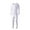 White, variant on Chbgutlmr Men's Thermal Underwear Set Long Sleeve Crew Neck Shirts Ankle Length High Rise Leggings Casual Comfy Warm Outfits