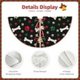 thumbnail image 5 of Christmas Bone Dog Paw Christmas Tree Skirt 30 Inches Xmas Tree Skirt Tree Mat Xmas Tree Cover Skirts Christmas Tree Decoration Merry Christmas Holiday Party, 5 of 7