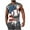 Dark Gray, variant on Vetsdori Men's Cotton Tank Top with Independence Day Print Crew Neck for Gym Workout Fitness Home Lounge Beach Sports Breathable Moisture-Wicking Quick-Dry Elastic Cotton Tank Top