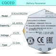thumbnail image 3 of Batería CQCEO EAC63382204 25,2 V 2300 mAh Li-ion, 3 of 6