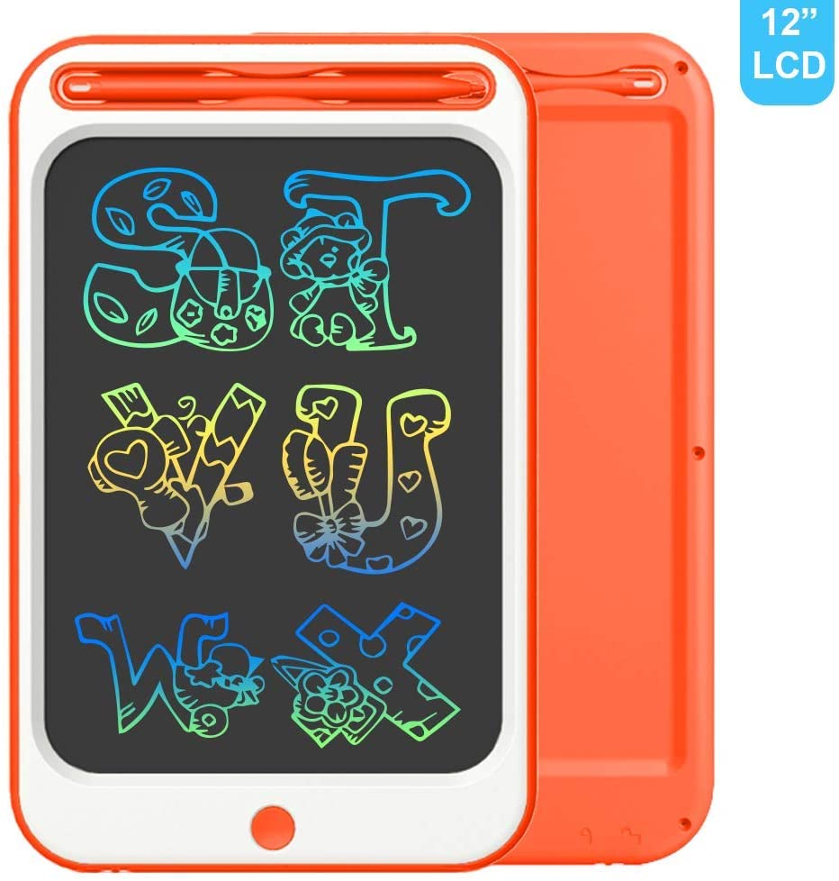 LCD Writing Tablet, Richgv 12 Inch Colorful Digital Ewriter Electronic