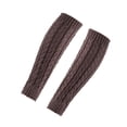 thumbnail image 2 of Qarigey Cubierta para calentador de piernas, cubiertas para envolver las rodillas, accesorio de ropa para niña de estilo Simple, puños para botas de Medias Gris oscuro Qarigey AP011051-04B, 2 of 6