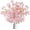 Light Pink, variant on Artificial Cherry Blossom,39 Inches Oriental Cherry Flowers Silk Tall Fake Flower Arrangements Touch Multiple Branch Home Wedding Vase Spring Decoration(Light Pink)