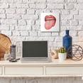 thumbnail image 2 of Stupell Industries Sassy Tongue Out Fashion Brand Detail Lips Designed by Ziwei Li, 2 of 6