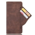 thumbnail image 3 of Dteck Case for iPhone 14 Pro Max 5G 6.7", Wallet Case Flip Cover Detachable Card Slots Magnetic Closure Case Compatible with iPhone 14 Pro Max 2022, Brown, 3 of 9
