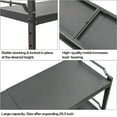 thumbnail image 2 of 2 Pack Expandable Cabinet Countertop Shelves, X-cosrack Stackable Cupboard Organizer Shelf Rack Adjustable 𝗟𝗲𝗻𝗴𝘁𝗵 and Height for Cabinet Kitchen Bathroom Pantry,Black, 2 of 8
