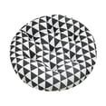 thumbnail image 1 of Yuarrent Juego de 4 cojines para sillas de jardín 40 x 40 cojines para sillas de jardín cojines gruesos multifuncionales para jardín Decoración del hogar trígono negro 1, 1 of 6