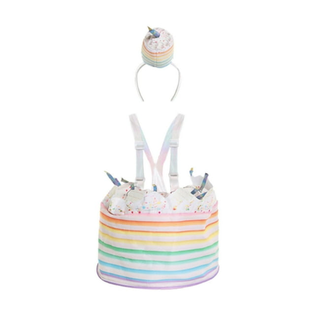 Disfraz de pastel para niños para niñas y niños Disfraz de comida divertido para juegos de el escenario