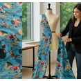 thumbnail image 5 of Soimoi Cotton Poplin Fabric Floral,Porcupine & Fox Cartoon Print Sewing Fabric Yard 42 Inch Wide, 5 of 7
