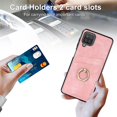 thumbnail image 2 of Nalacover for Samsung Galaxy A12 5G 6.5 inch Wallet Back Case,Luxury PU Leather Soft TPU Anti-Drop Shockproof Two Card Slots with Finger Ring Holder Kickstand Ultra Slim Phone Cover.Pink, 2 of 8