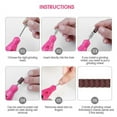 thumbnail image 2 of Portable Electric Nail Drill Machine Polishing Nail File Drill Kit Set with Sanding Bands, 2 of 8