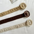 thumbnail image 7 of YooGuoGuo Fashion Simple Soft Cotton Rope Braided Woven Boho Waist Belt for Women for Dress Jeans, 7 of 7