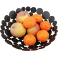 thumbnail image 4 of Bol à Fruits en Métal Panier Décoratif 11,6 Pouces Grand Bol Rond Centre de Table Support de Fruits, 4 of 5