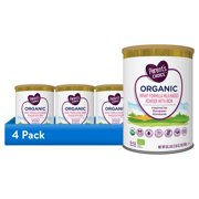 (4 pack) Parent’s Choice Organic Whole Milk Infant Formula Powder with Iron, Prebiotics & DHA, European Inspired, 28.2 OZ, 800 g