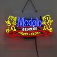 thumbnail image 2 of Modelo Especial Real Glass Handcraft Beer Bar Pub Store Party Room Wall Window Display Neon Signs 19x15, 2 of 3