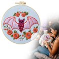thumbnail image 2 of DJN Halloween Kit – & Bat Embroidery Set With Hoop Thread Fabric & Tools | DIY Decor Toys and Hobbies Arts & Crafts & DIY toys, 2 of 8