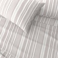 thumbnail image 3 of Great Bay Home Striped Ultra-Soft Brushed Microfiber Sheet Set, Full, 4-Piece, 3 of 6