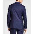 thumbnail image 2 of Bar Iii Mens Slim fit Suit Jacket Blazer 40 R Navy Blue Plaid Stretch, 2 of 4